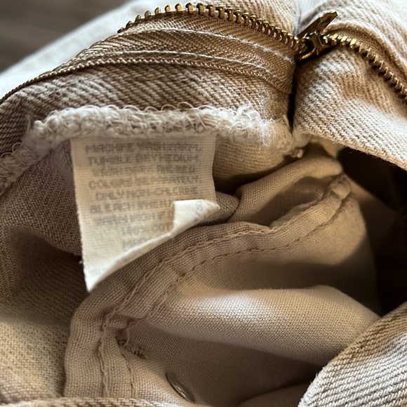 LEE Riveted Vintage 80’s Tan Khaki Mom Jeans Size 10 Med. - Picture 4 of 4